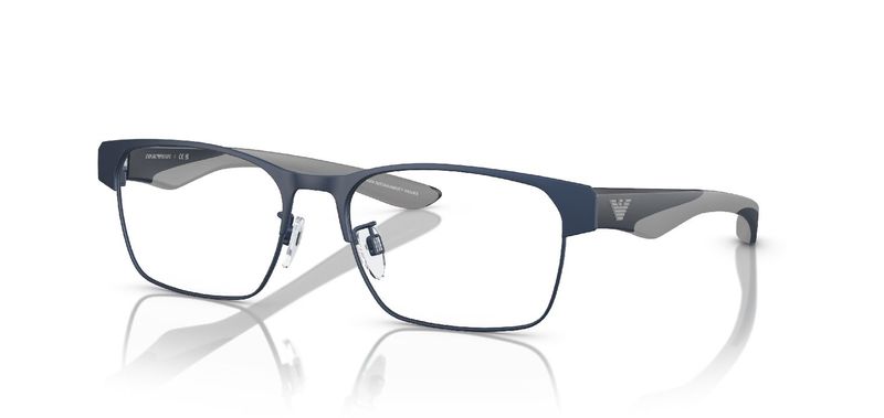 Emporio Armani Rechteckig Brillen 0EA1141 Blau für Herr