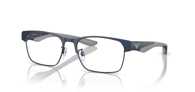 Lunettes de vue Emporio Armani Rectangle 0EA1141 Bleu pour Homme