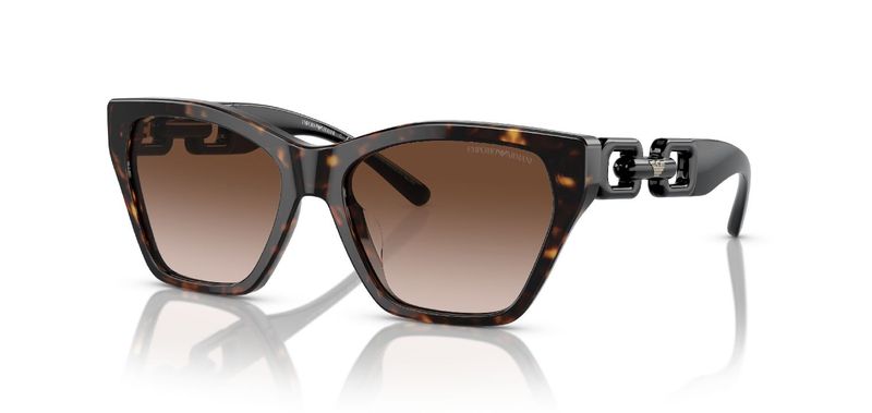 Emporio Armani Schmetterling Sonnenbrillen 0EA4203U Schildpatt für Damen