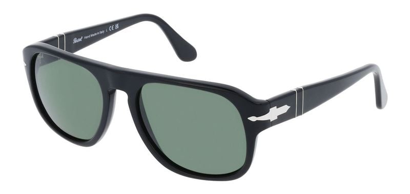 Persol Rechteckig Sonnenbrillen 0PO3310S Schwarz für Damen/Herren