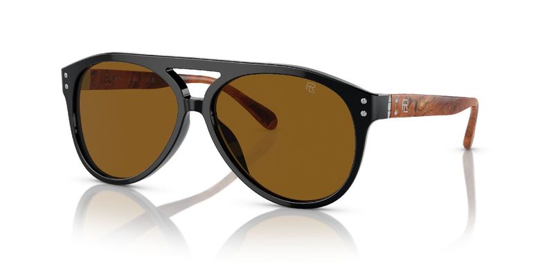 Lunettes de soleil Ralph Lauren Aviator 0RL8211U Noir pour Homme