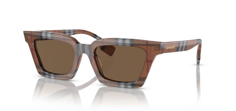 Burberry Carré Sunglasses 0BE4392U Marron for Woman