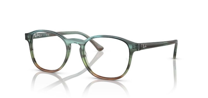 Ray-Ban Round Eyeglasses 0RX5417 Blue for Unisex