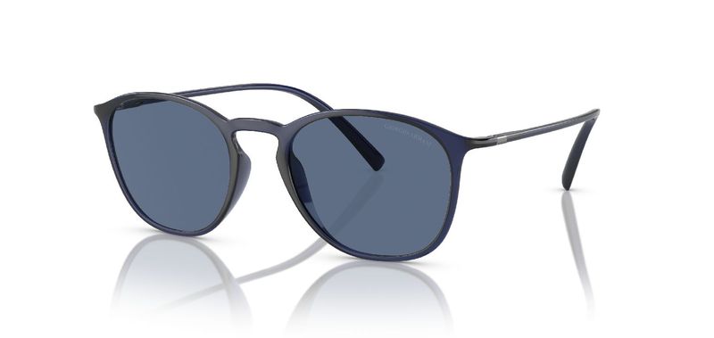 Giorgio Armani Carré Sunglasses 0AR8186U Blue for Man