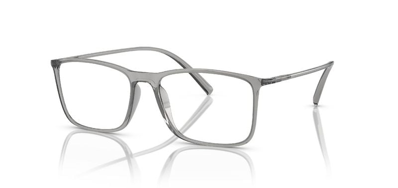 Lunettes de vue Giorgio Armani Rectangle 0AR7244U Gris pour Homme