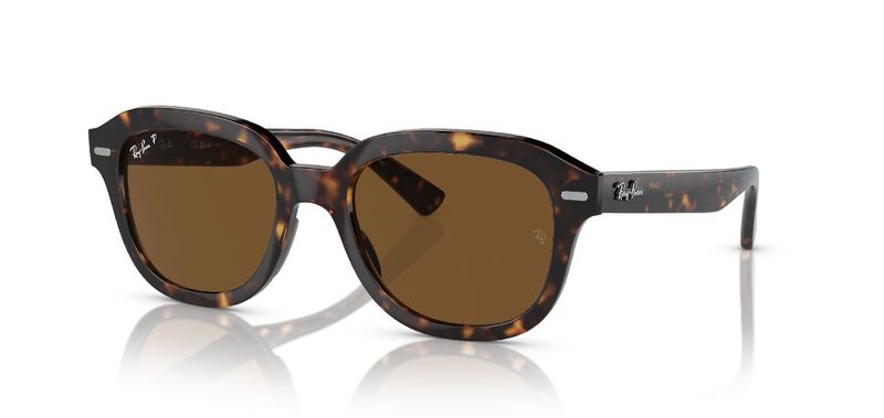 Lunettes de soleil Ray-Ban Carré 0RB4398 Ecaille pour Homme-Femme