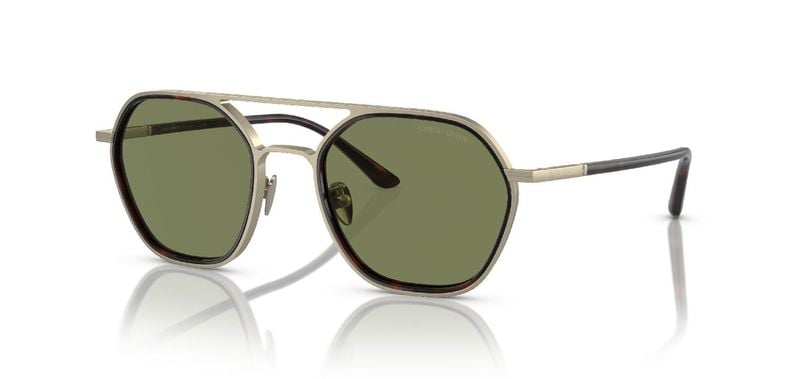 Lunettes de soleil Giorgio Armani Carré 0AR6145 Doré pour Homme