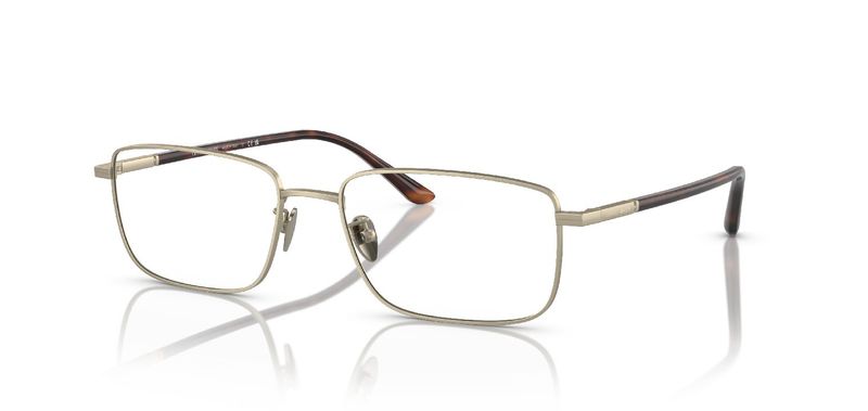 Giorgio Armani Rectangle Eyeglasses 0AR5133 Gold for Man