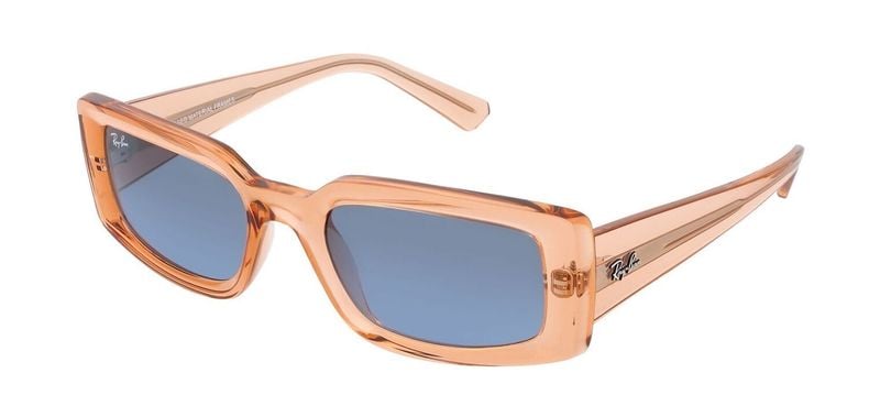 Ray-Ban Quadratisch Sonnenbrillen 0RB4395 Orange für Herr-Dame