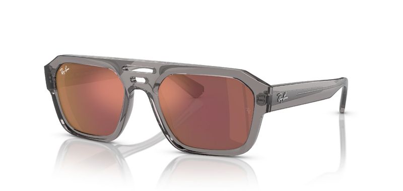 Ray-Ban Rectangle Sunglasses 0RB4397 Grey for Unisex