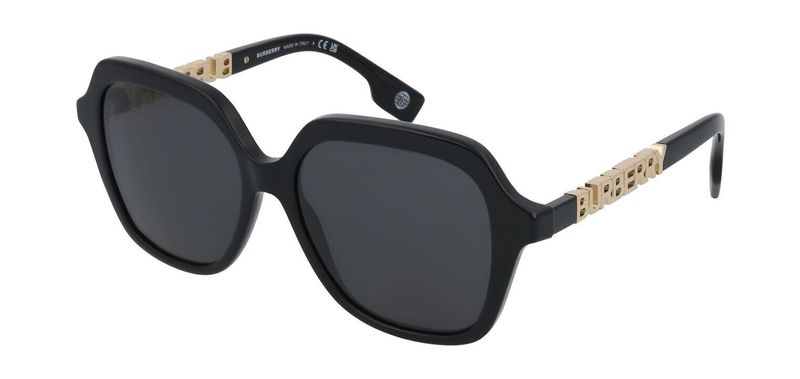 Burberry Quadratisch Sonnenbrillen 0BE4389 Schwarz für Damen