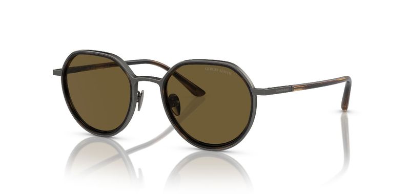 Giorgio Armani Round Sunglasses 0AR6144 Grey for Man