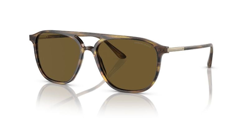 Giorgio Armani Aviator Sunglasses 0AR8179 Marron for Man