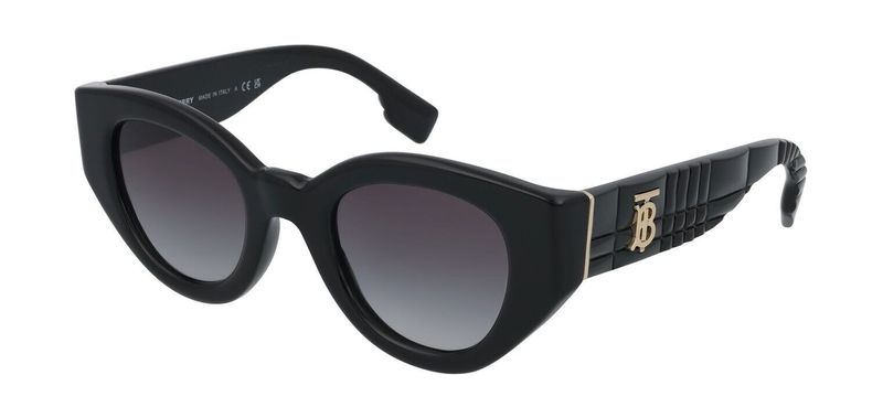Burberry Round Sunglasses 0BE4390 Black for Woman