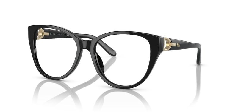 Lunettes de vue Ralph Lauren Papillon 0RL6234BU Noir pour Femme