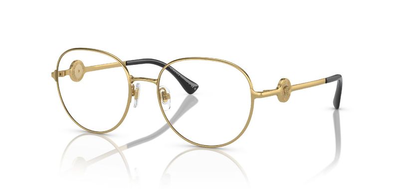 Versace Oval Brillen 0VE1288 Gold für Dame