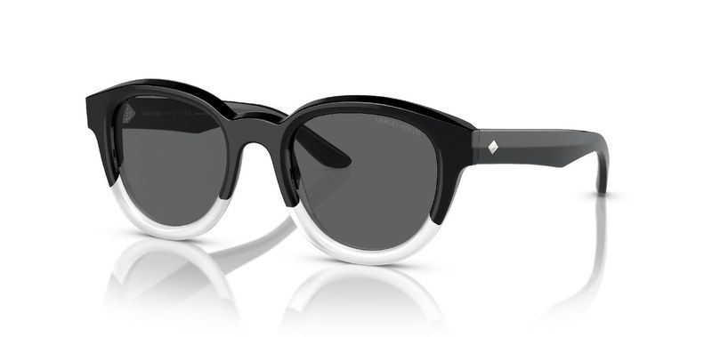 Giorgio Armani Round Sunglasses 0AR8181 Black for Woman