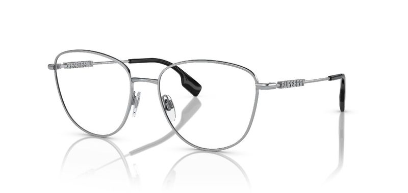 Burberry Round Eyeglasses 0BE1376 Silver for Woman