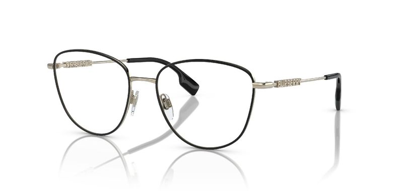 Burberry Round Eyeglasses 0BE1376 Black for Woman