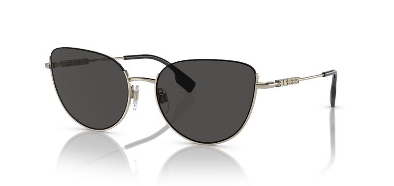 Burberry Schmetterling Sonnenbrillen 0BE3144 Gold für Damen