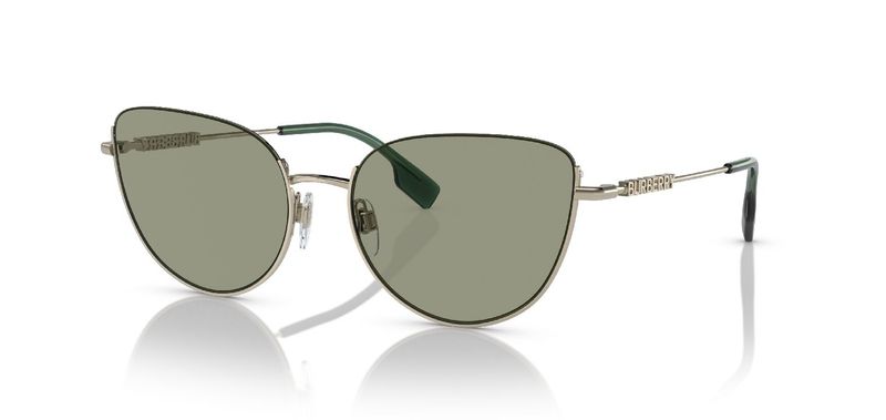 Burberry Schmetterling Sonnenbrillen 0BE3144 Gold für Damen