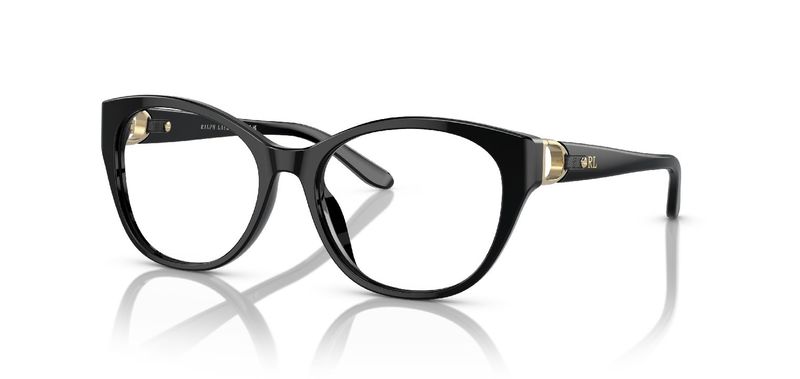 Ralph Lauren Schmetterling Brillen 0RL6235QU Schwarz für Damen