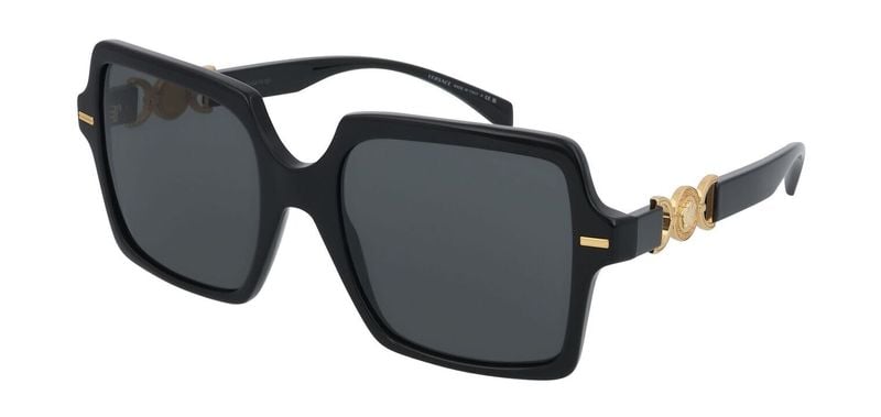 Versace Quadratisch Sonnenbrillen 0VE4441 Schwarz für Damen