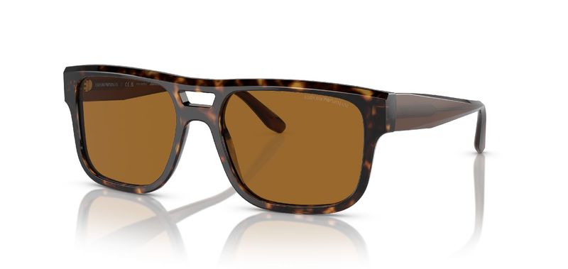 Lunettes de soleil Emporio Armani Carré 0EA4197 Ecaille pour Homme