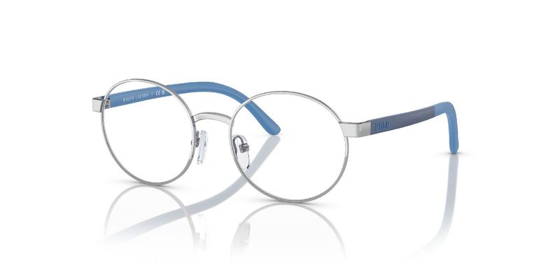 Polo Prep Rund Brillen 0PP8041 Sillber für Kind