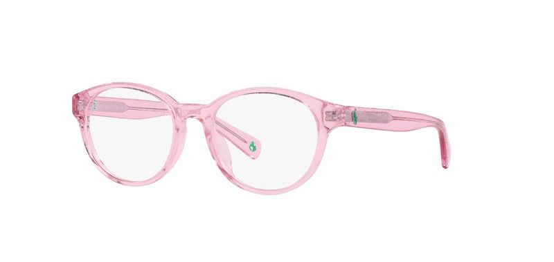 Polo Prep Round Eyeglasses 0PP8546U Pink for Kid