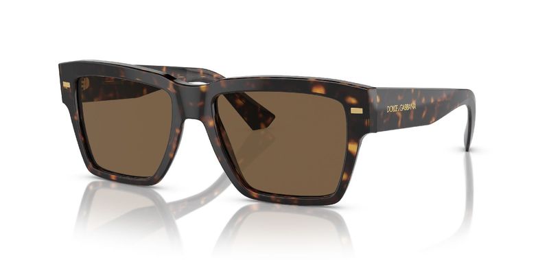 Lunettes de soleil Dolce & Gabbana Carré 0DG4431 Ecaille pour Homme