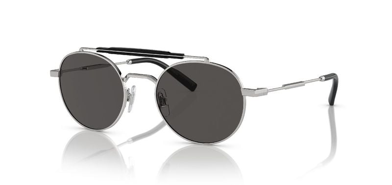 Dolce & Gabbana Rund Sonnenbrillen 0DG2295 Sillber für Herr