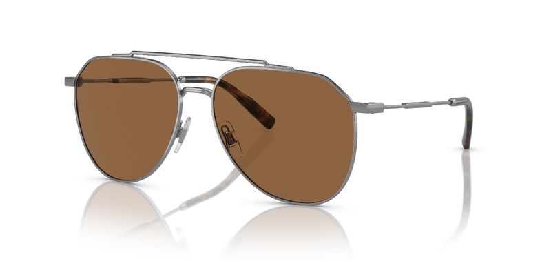 Dolce & Gabbana Pilot Sonnenbrillen 0DG2296 Grau für Herr
