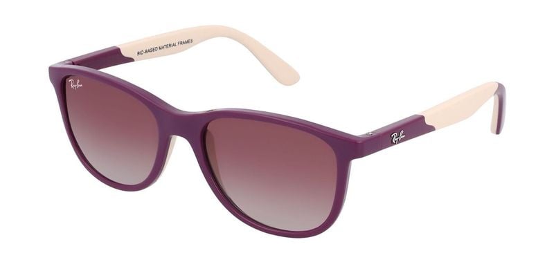 Ray-Ban Rechteckig Sonnenbrillen 0RJ9077S Violett für Kinder
