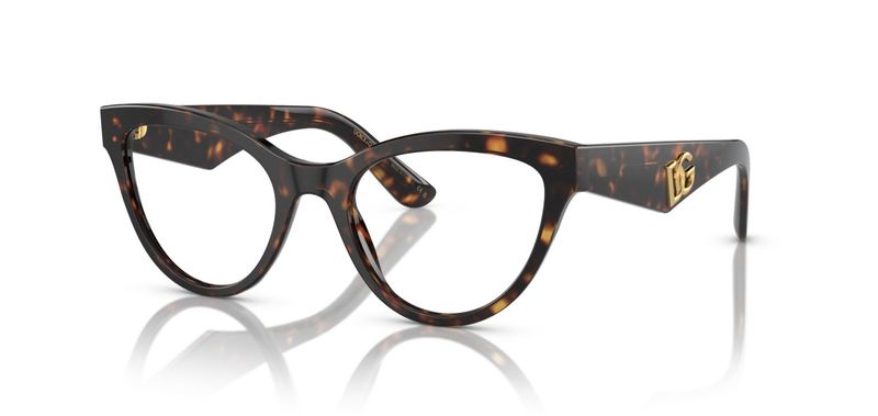 Lunettes de vue Dolce & Gabbana Papillon 0DG3372 Ecaille pour Femme