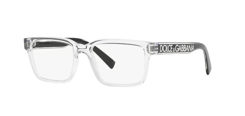 Dolce & Gabbana Rectangle Eyeglasses 0DG5102 Transparent for Man
