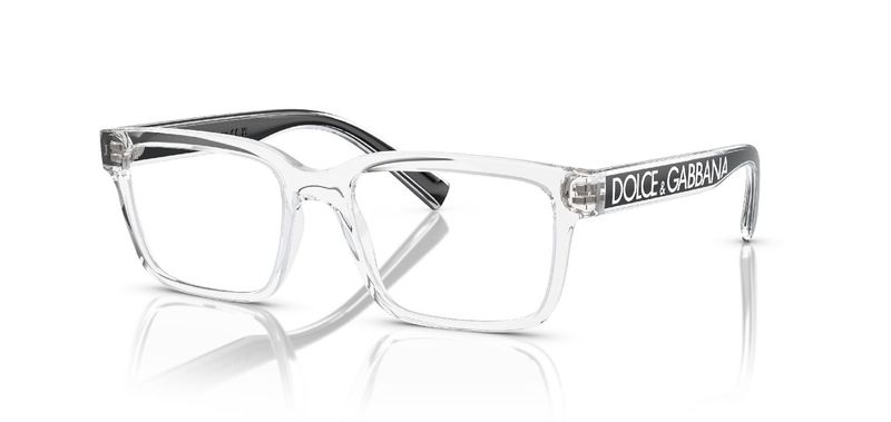 Dolce & Gabbana Rechteckig Brillen 0DG5102 Transparent für Herren