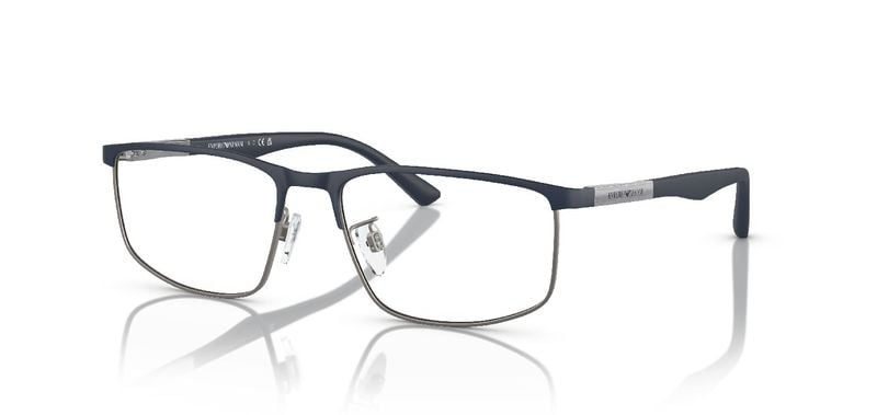 Lunettes de vue Emporio Armani Rectangle 0EA1131 Bleu pour Homme