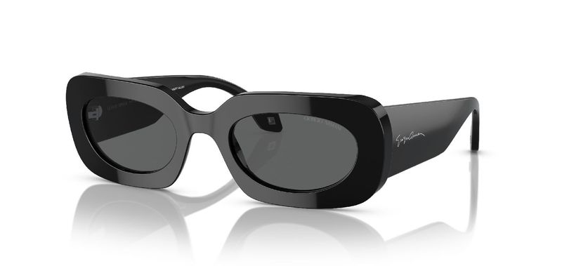 Giorgio Armani Rectangle Sunglasses 0AR8182 Black for Woman