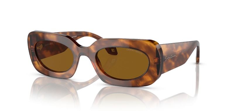 Giorgio Armani Rectangle Sunglasses 0AR8182 Red for Woman