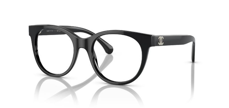 Lunettes de vue Chanel Ovale 0CH3450B Noir pour Femme