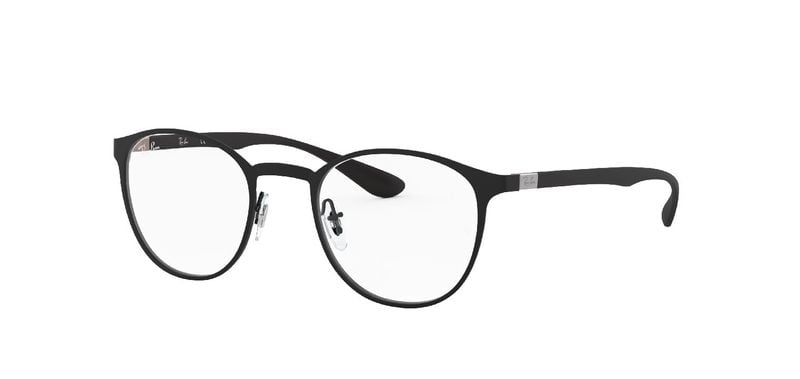 Ray-Ban Rund Brillen 0RX6355 Grau für Damen/Herren