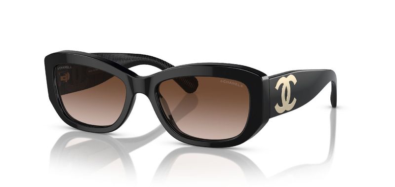 Chanel Carré Sunglasses 0CH5493 Black for Woman