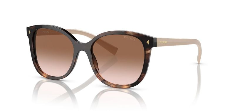 Lunettes de soleil Prada Papillon 0PR 22ZS Marron pour Femme