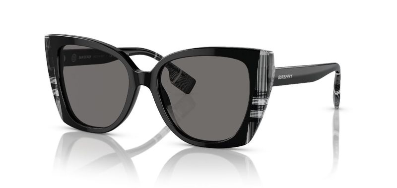 Burberry Schmetterling Sonnenbrillen 0BE4393 Schwarz für Dame