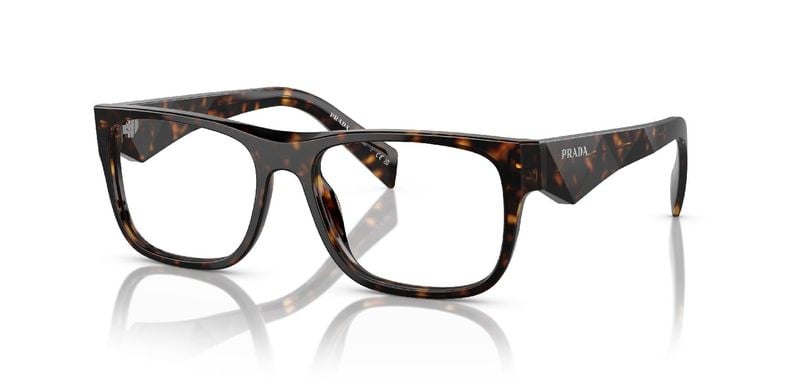 Lunettes de vue Prada Rectangle 0PR 22ZV Ecaille pour Homme