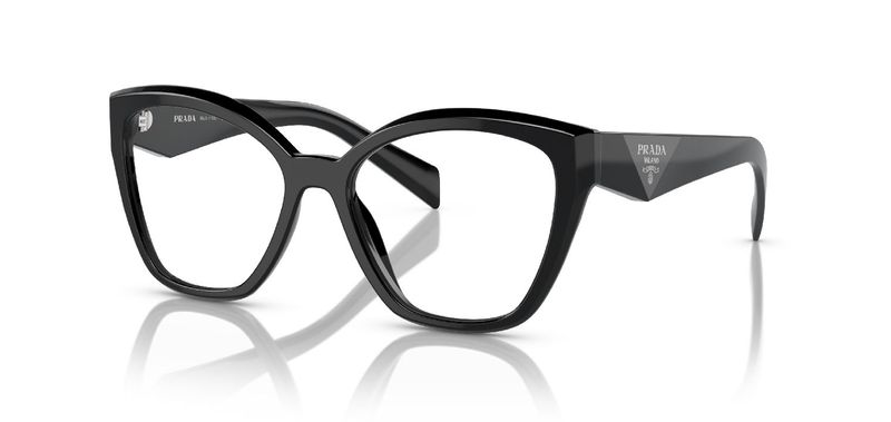 Prada Cat Eye Eyeglasses 0PR 20ZV Black for Woman