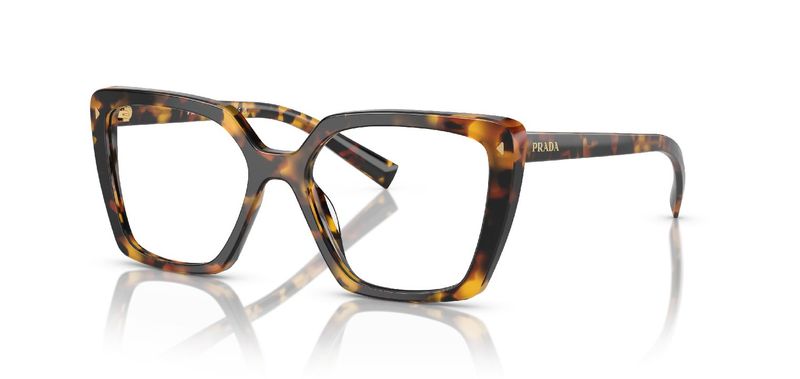 Prada Carré Eyeglasses 0PR 16ZV Tortoise shell for Woman