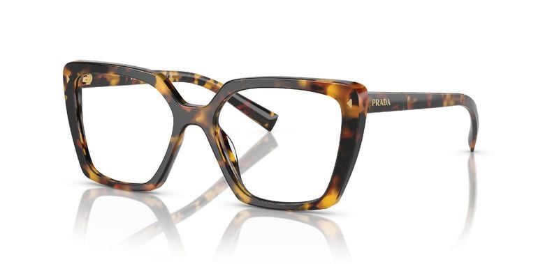 Prada Carré Eyeglasses 0PR 16ZV Tortoise shell for Woman