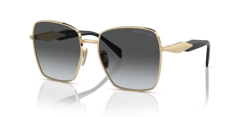 Prada Quadratisch Sonnenbrillen 0PR 64ZS Gold für Damen